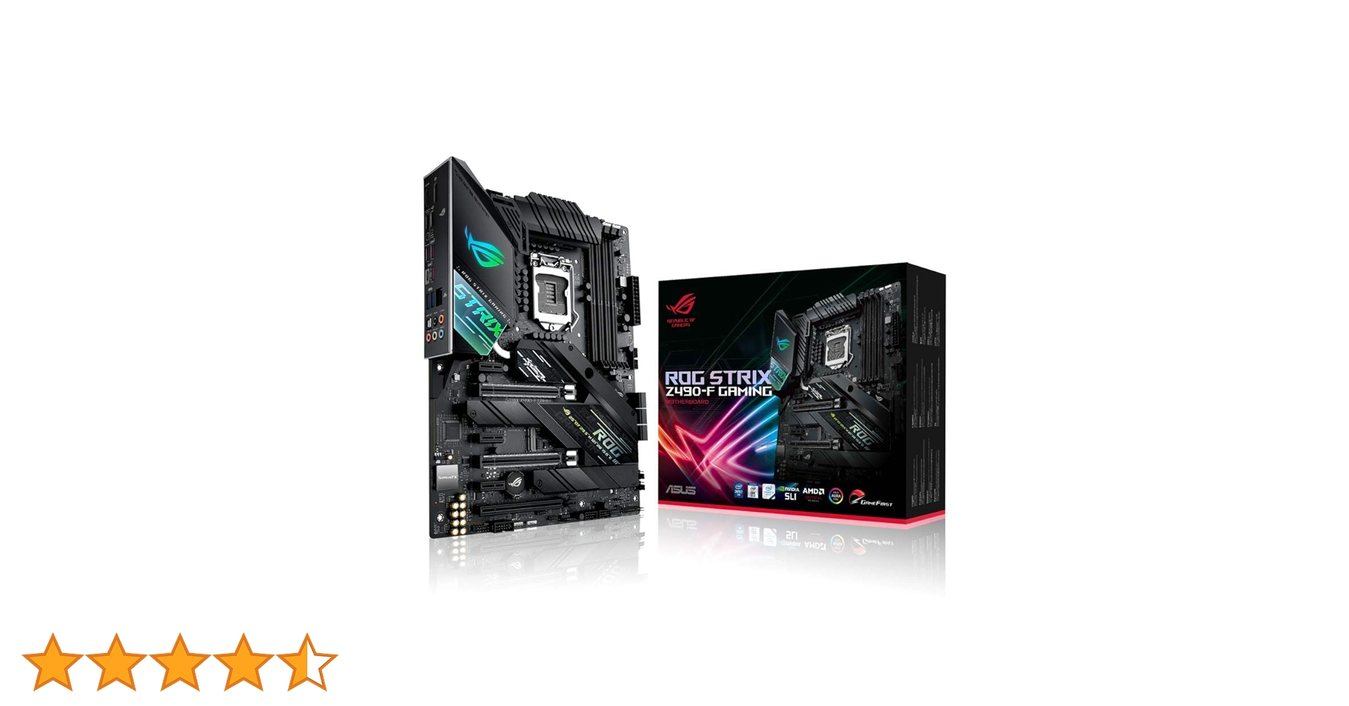 ASUS ROG Strix Intel Z490-F Gaming LGA 1200 ATX DDR4-SDRAM